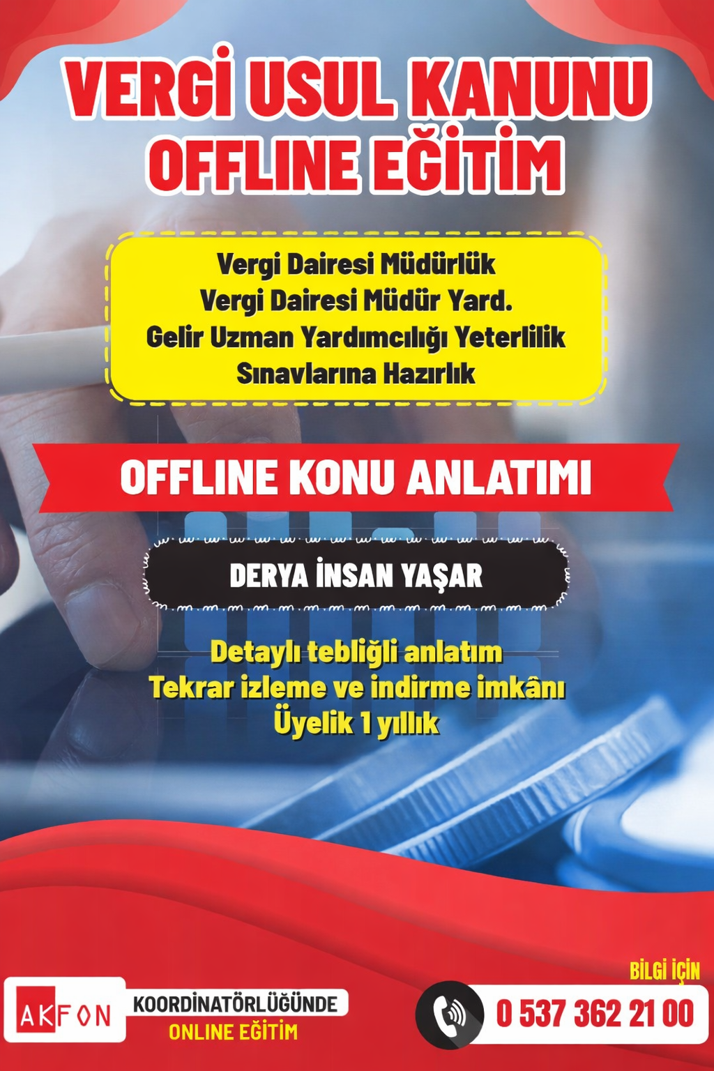 Vergi Usul Kanunu Offline Konu Anlatımı 2026 Tek Ders