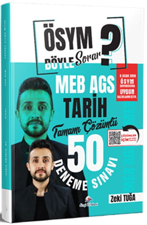 Dizgi Kitap Yayınları 2026 ÖSYM Böyle Sorar MEB AGS Tarih Tamamı PDF Çözümlü 50 Deneme Sınavı Zeki Tuğa