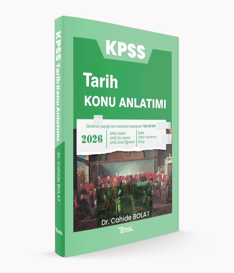 Temsil 2026 KPSS Tarih Konu Anlatımı - Cahide Bolat Temsil Yayınları