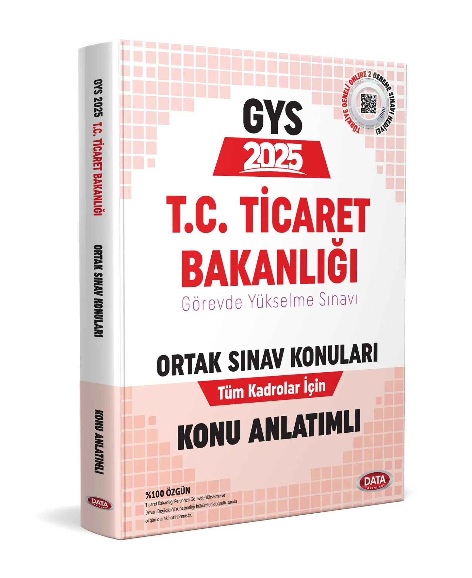 Data Yayınları T.C. Ticaret Bakanlığı Tüm Kadrolar İçin Ortak Konular Konu Anlatımlı