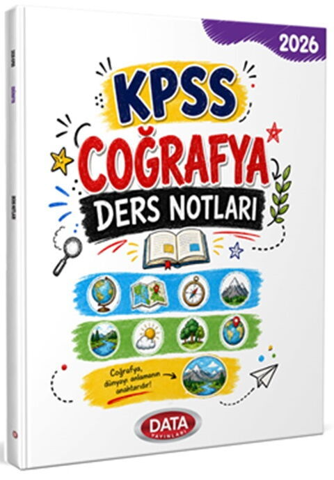 Data Yayınları 2026 KPSS Coğrafya Ders Notları