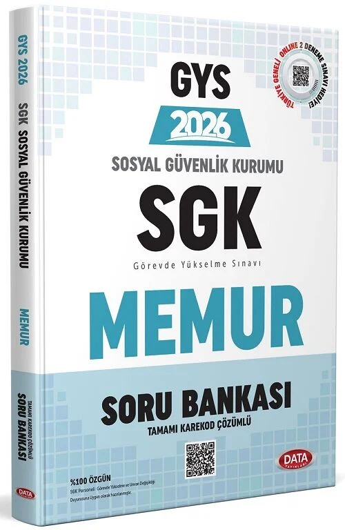 Data 2026 GYS SGK Memur Soru Bankası Görevde Yükselme Data Yayınları