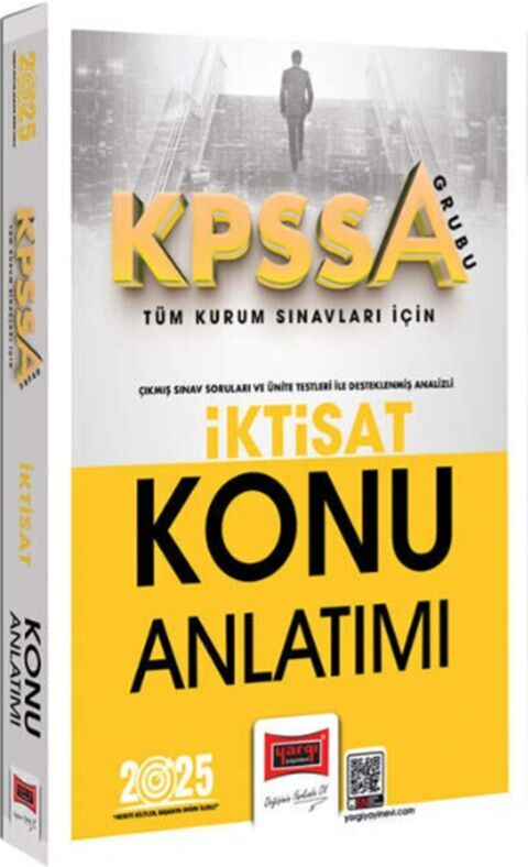 Yargı Yayınları 2025 KPSS-A Grubu Tüm Kurum Sınavları İçin İktisat Konu Anlatımı