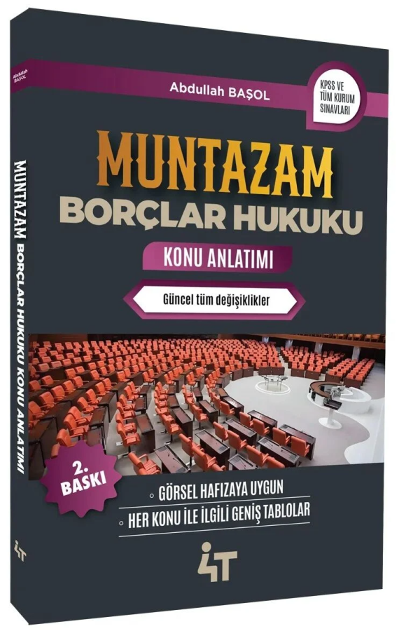4T Yayınları MUNTAZAM Borçlar Hukuku Konu Anlatımı - Abdullah Başol 4T Yayınları
