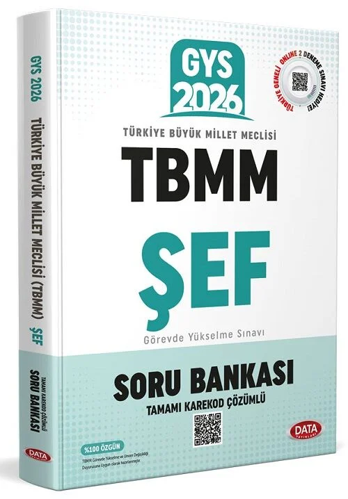Data 2026 GYS TBMM Şef Soru Bankası Çözümlü Görevde Yükselme Data Yayınları