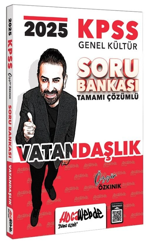 ??HocaWebde Yayınları 2025 KPSS Vatandaşlık Soru Bankası Çözümlü