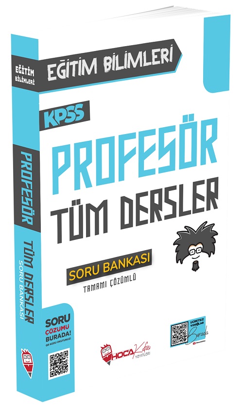 Hoca Kafası 2024 KPSS Eğitim Bilimleri Profesör Soru Bankası Çözümlü Hoca Kafası Yayınları