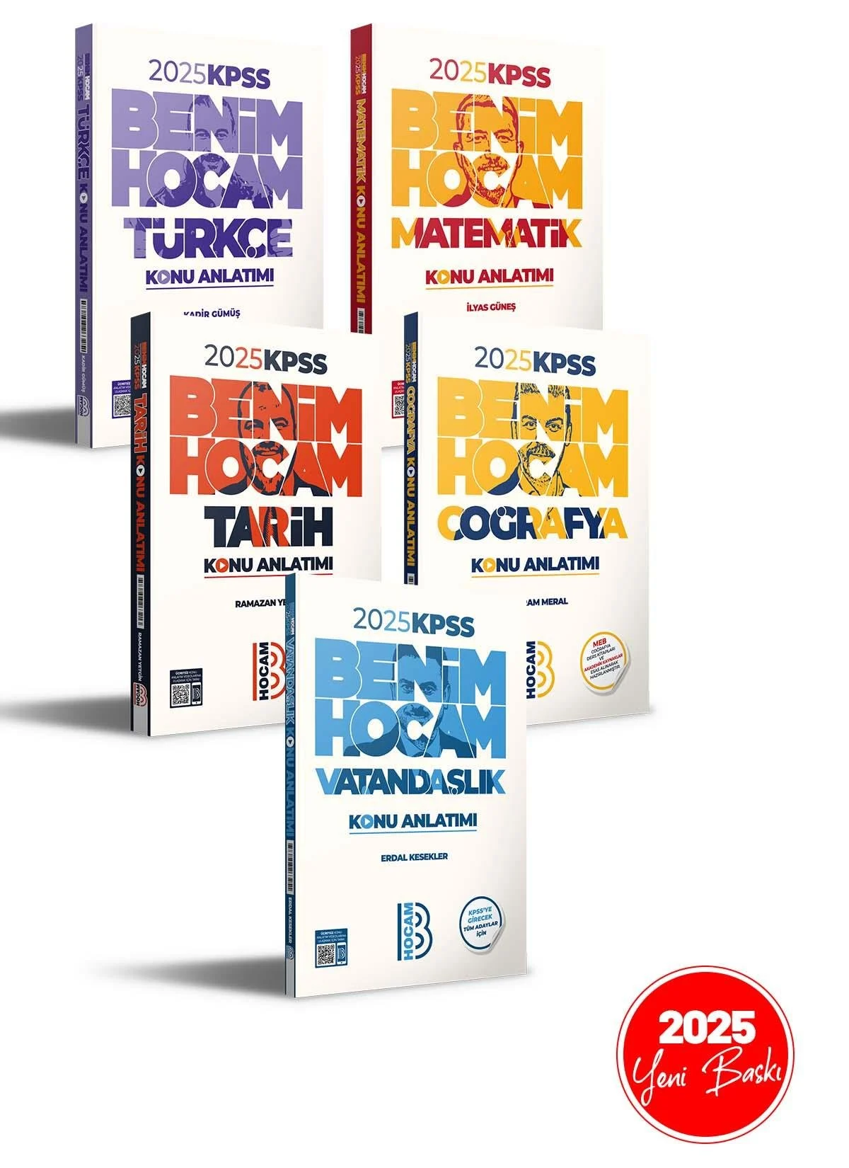 2025 KPSS Genel Yetenek Genel Kültür Konu Anlatım Seti Benim Hocam Yayınları