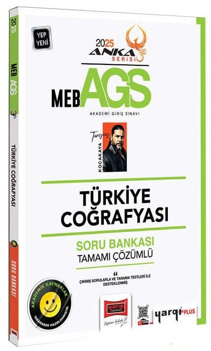 Yargı Yayınları 2025 MEB-AGS Anka Serisi Türkiye Coğrafyası Tamamı Çözümlü Soru Bankası