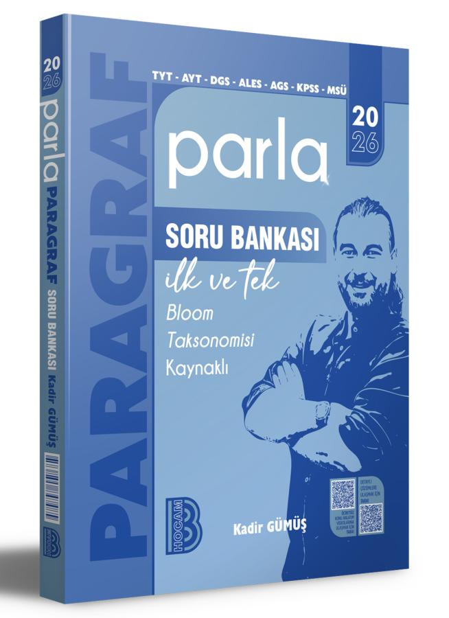 Benim Hocam Yayınları 2026 TYT- AYT- DGS- ALES- KPSS- MSÜ Parla Paragraf Soru Bankası Kadir Gümüş