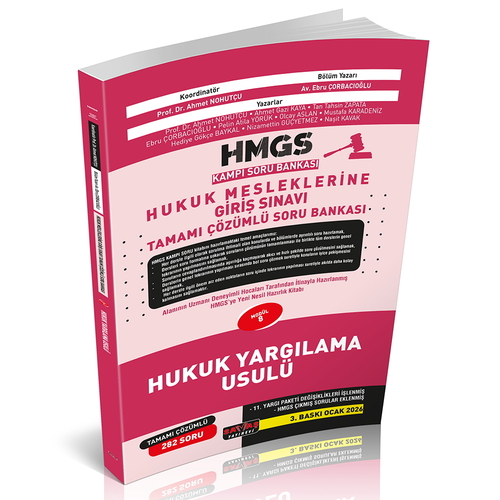 Savaş Yayınları HMGS Kampı Hukuk Yargılama Usulü Soru Bankası Savaş Yayınları 2026