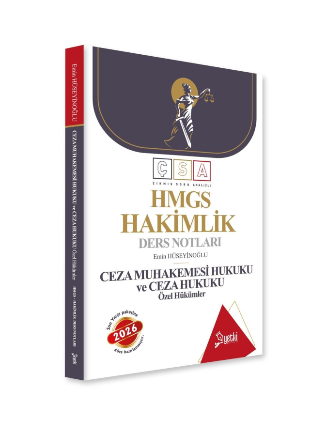 Yetki Yayınları 2026 HMGS Hakimlik Ceza Muhakemesi Hukuku ve Ceza Hukuku Özel Hükümler Ders Notları