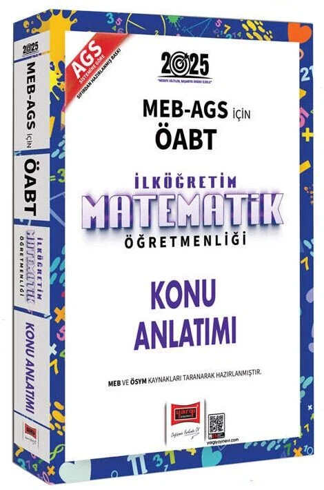 Yargı 2025 ÖABT MEB-AGS İlköğretim Matematik Öğretmenliği Konu Anlatımı Çözümlü Yargı Yayınları