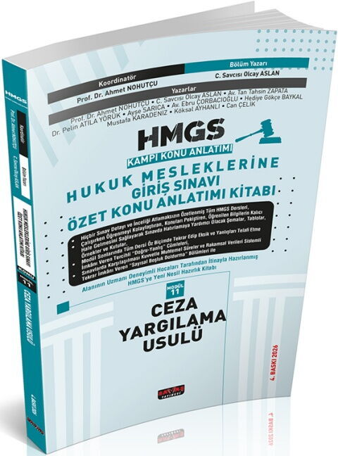 Savaş Yayınevi HMGS Özet Konu Anlatımı Ceza Yargılama Usulü Şubat 2026 4. Baskı
