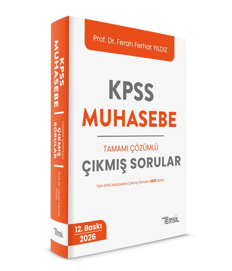 KPSS Muhasebe Tamamı Çözümlü Çıkmış Sorular Ferhat Yıldız Temsil Kitap