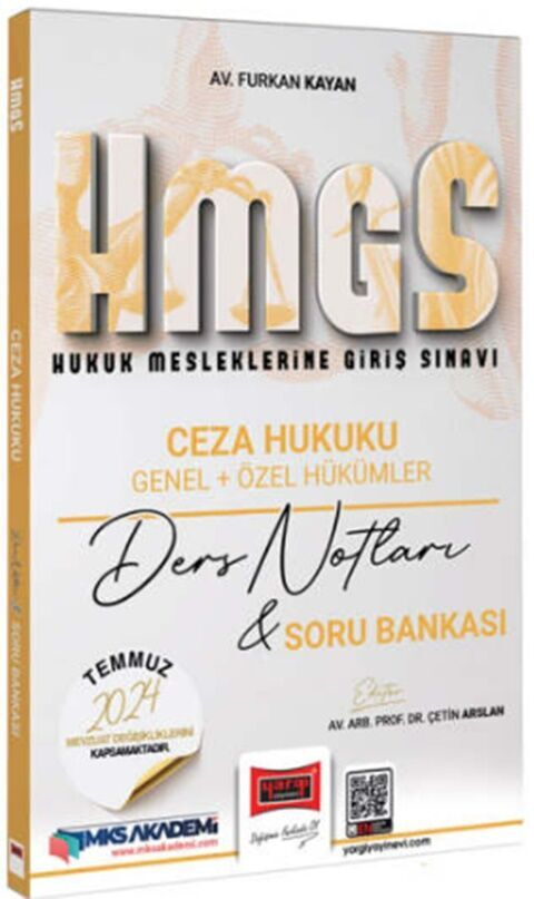 Yargı Yayınları 2025 HMGS Ceza Hukuku Genel ve Özel Hükümler Ders Notları Soru Bankası