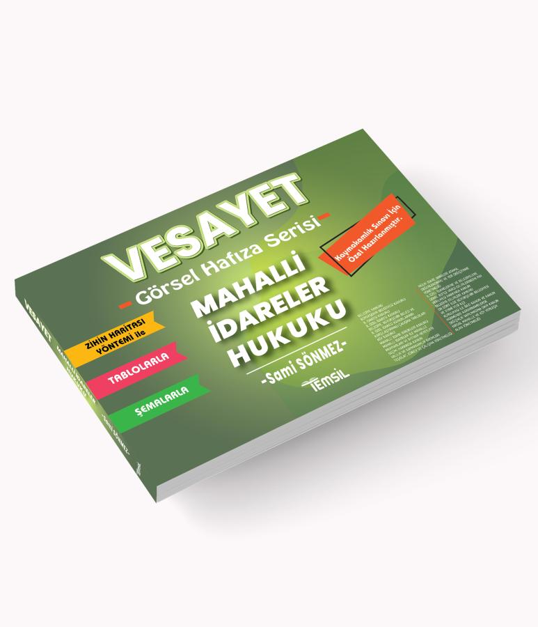 Temsil Yayınları VESAYET Kaymakamlık Mahalli İdareler Hukuku