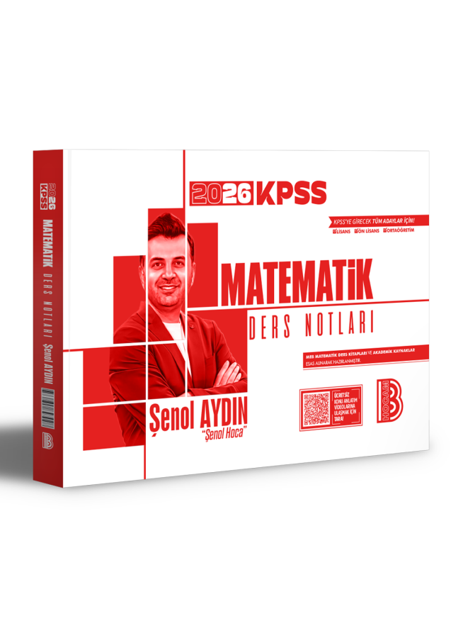 Benim Hocam Yayınları 2026 KPSS Matematik Video Ders Notları Şenol Aydın