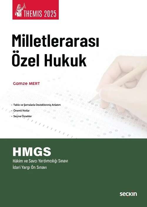 Seçkin 2025 THEMİS Hakimlik HMGS Milletlerarası Özel Hukuk Konu Kitabı - Gamze Mert Seçkin Yayınları