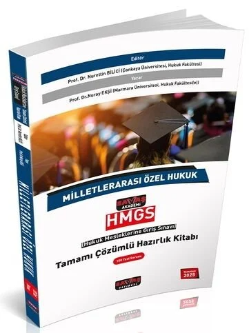 Savaş Yayınları 2025 HMGS Milletlerarası Özel Hukuk Tamamı Çözümlü Hazırlık Kitabı