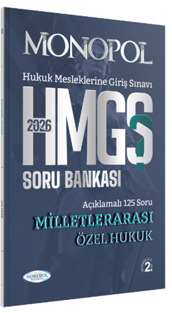 Monopol Yayınları 2026 HMGS Milletlerarası Özel Hukuk Soru Bankası