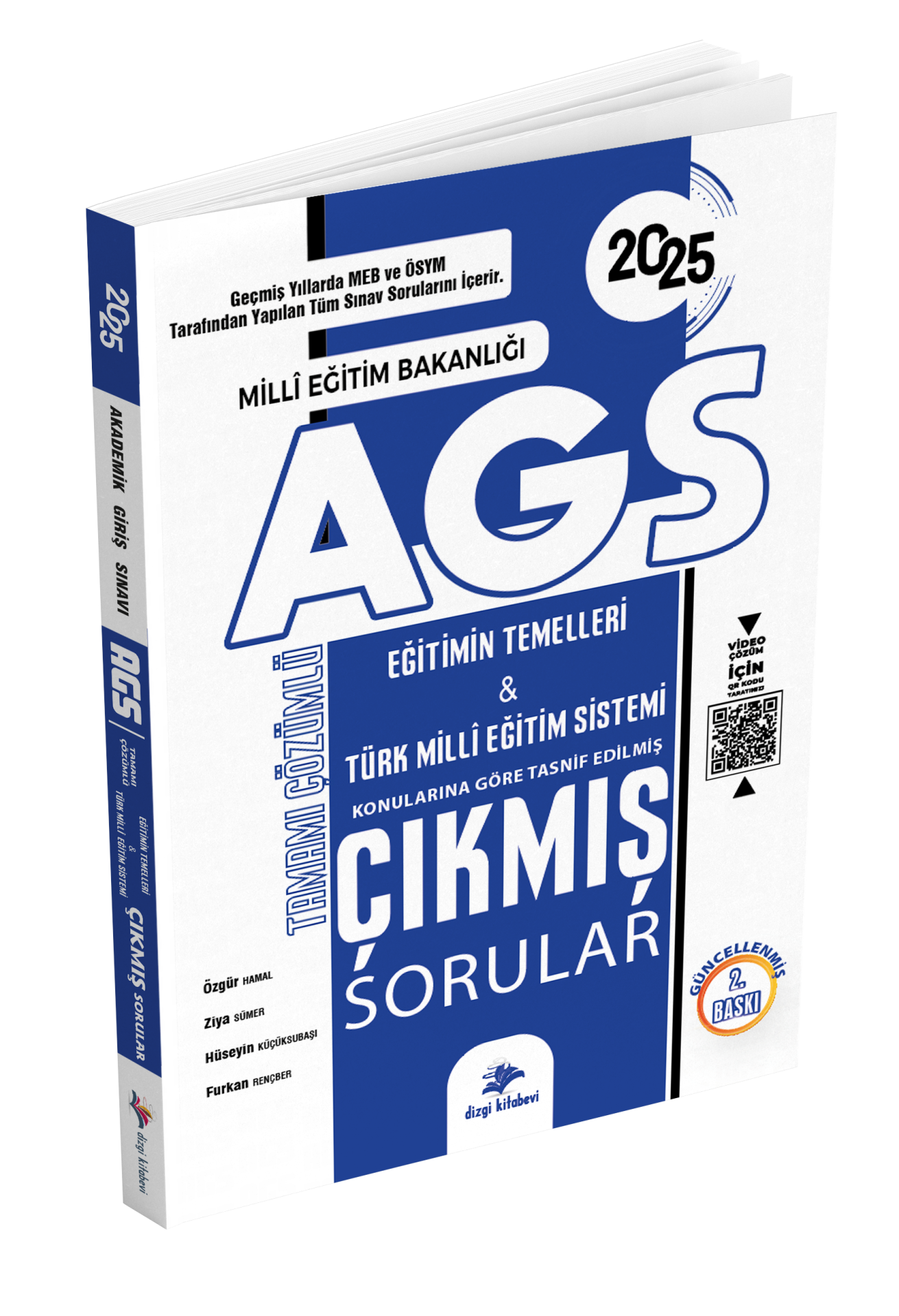 Dizgi Kitap 2025 MEB-AGS Eğitimin Temelleri ve Türk Milli Eğitim Sistemi Çıkmış Sorular Konularına Göre Çözümlü 2. Baskı