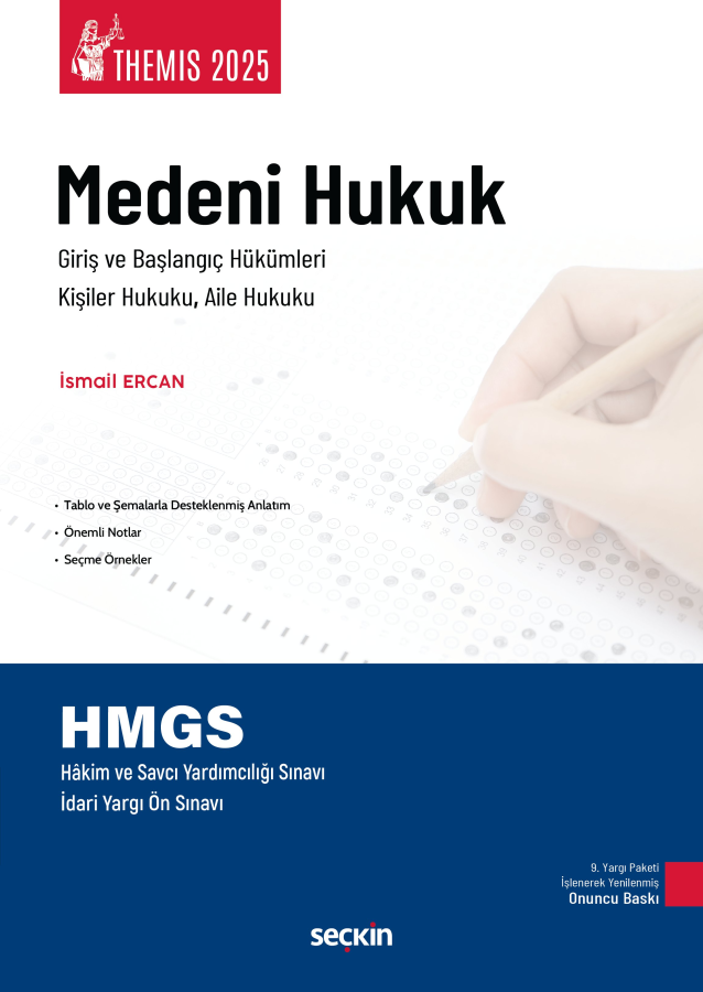 THEMIS  Medeni Hukuk I Konu Kitabı İsmail Ercan Ocak 2025