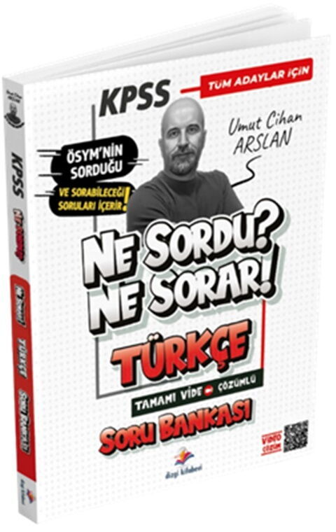 Dizgi Kitap 2026 KPSS Tüm Adaylar İçin Türkçe Ne Sordu Ne Sorar Tamamı Video Çözümlü Soru Bankası Umut Cihan Arslan