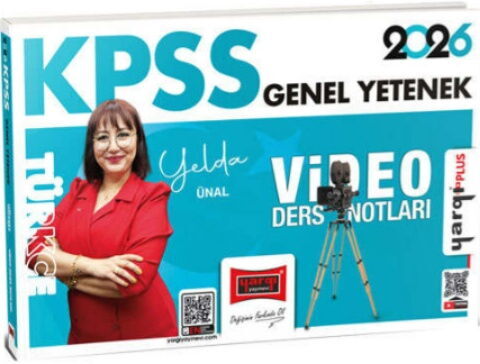 Yargı Yayınları 2026 KPSS Genel Yetenek Türkçe Video Ders Notları Yelda Ünal Yargı Yayınları