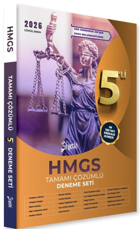 Yetki Yayınevi HMGS 5' li Deneme Seti 2026