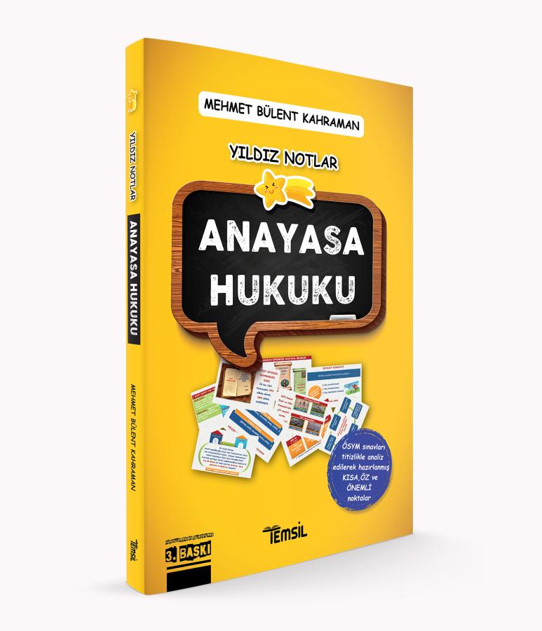 Yıldız Notlar Anayasa Hukuku Mehmet Bülent Kahraman Temsil Kitap