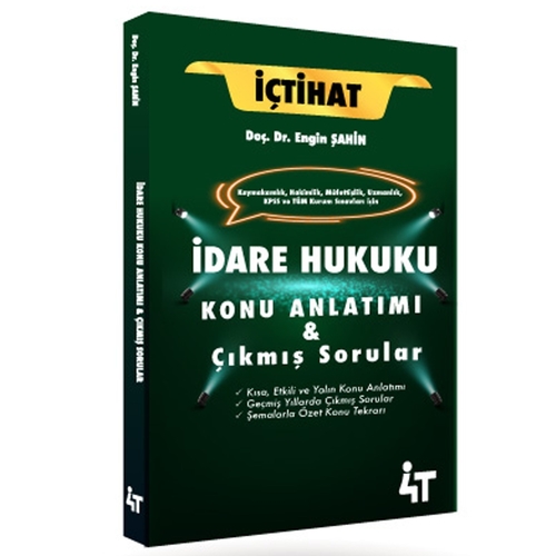 4T İçtihat İdare Hukuku Konu Anlatımı ve Çıkmış Sorular 4T Yayınları