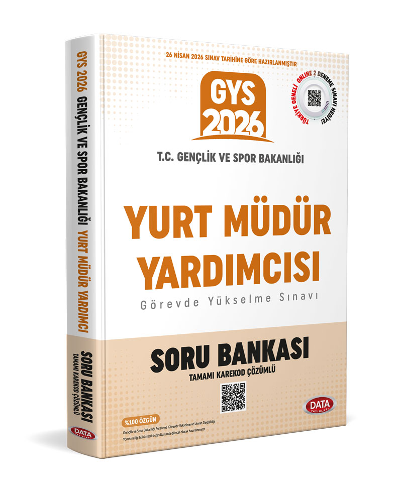 T.C. Gençlik ve Spor Bakanlığı Yurt Müdür Yardımcısı Soru Bankası - Karekod Çözümlü