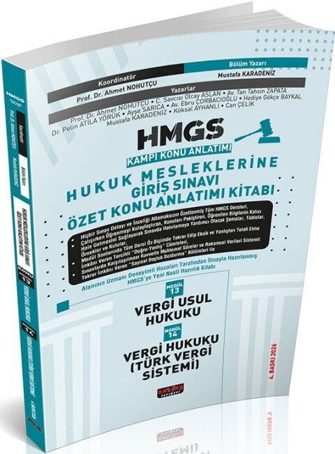 Savaş Yayınevi HMGS Özet Konu Anlatımı Vergi Usul Hukuku Vergi Hukuku TVS Şubat 2026 4. Baskı