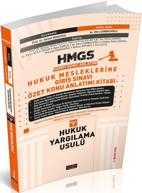 Savaş Yayınevi HMGS Özet Konu Anlatımı Hukuk Yargılama Usulü Şubat 2026 4. Baskı