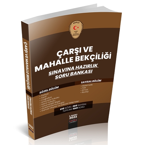Çarşı ve Mahalle Bekçiliği Soru Bankası Savaş Yayınları