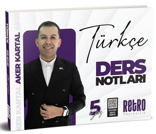 Retro Yayıncılık KPSS Türkçe 5 Yüz Ders Notları Aker Kartal