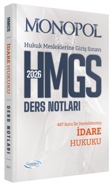Monopol Yayınları 2026 HMGS İdare Hukuku Ders Notları Faruk Göçgün