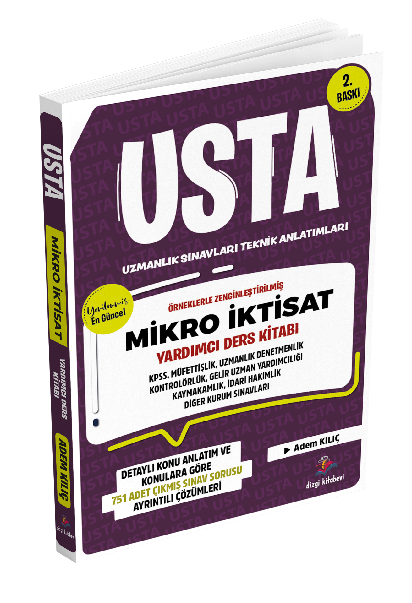 Dizgi Kitap 2025 Usta Mikro İktisat Konu Anlatımı ve Konularına Göre Tasnif Edilmiş Tamamı Çözümlü Çıkmış Sınav Soruları 2. Baskı Adem Kılıç