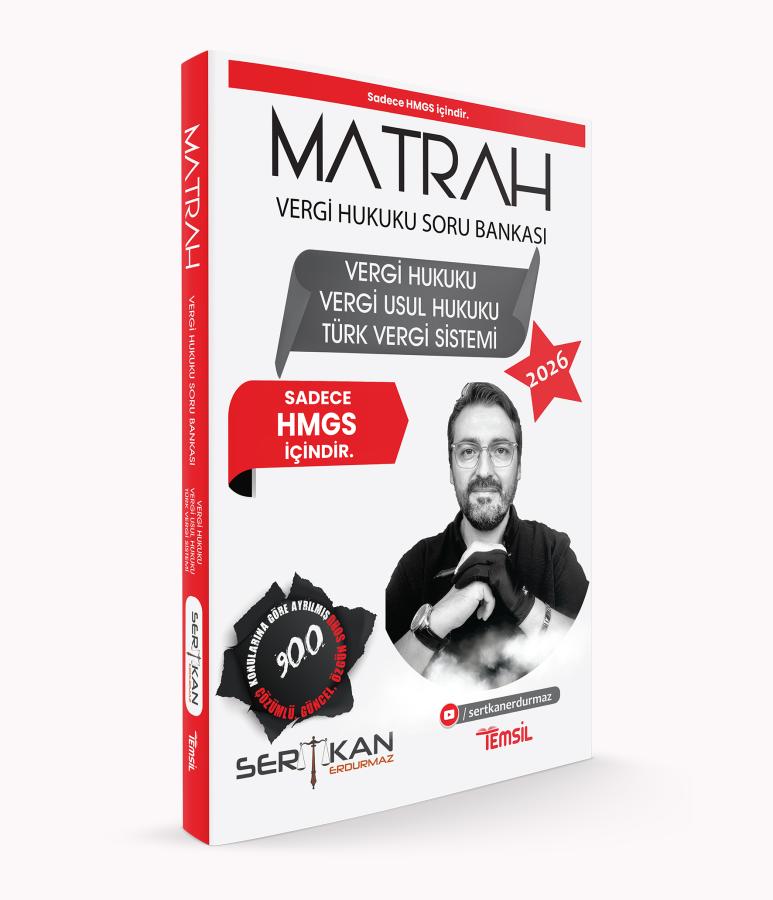 MATRAH Vergi Hukuku, Vergi Usul Hukuku ve TVS Soru Bankası - HMGS