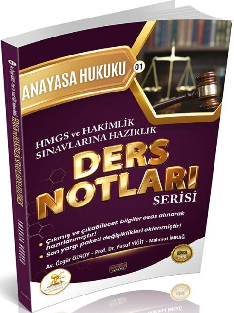 Savaş Yayınları 2026 HUKAL HMGS-HAKİMLİK Anayasa Hukuku Ders Notları Özgür Özsoy, Damla Turgut