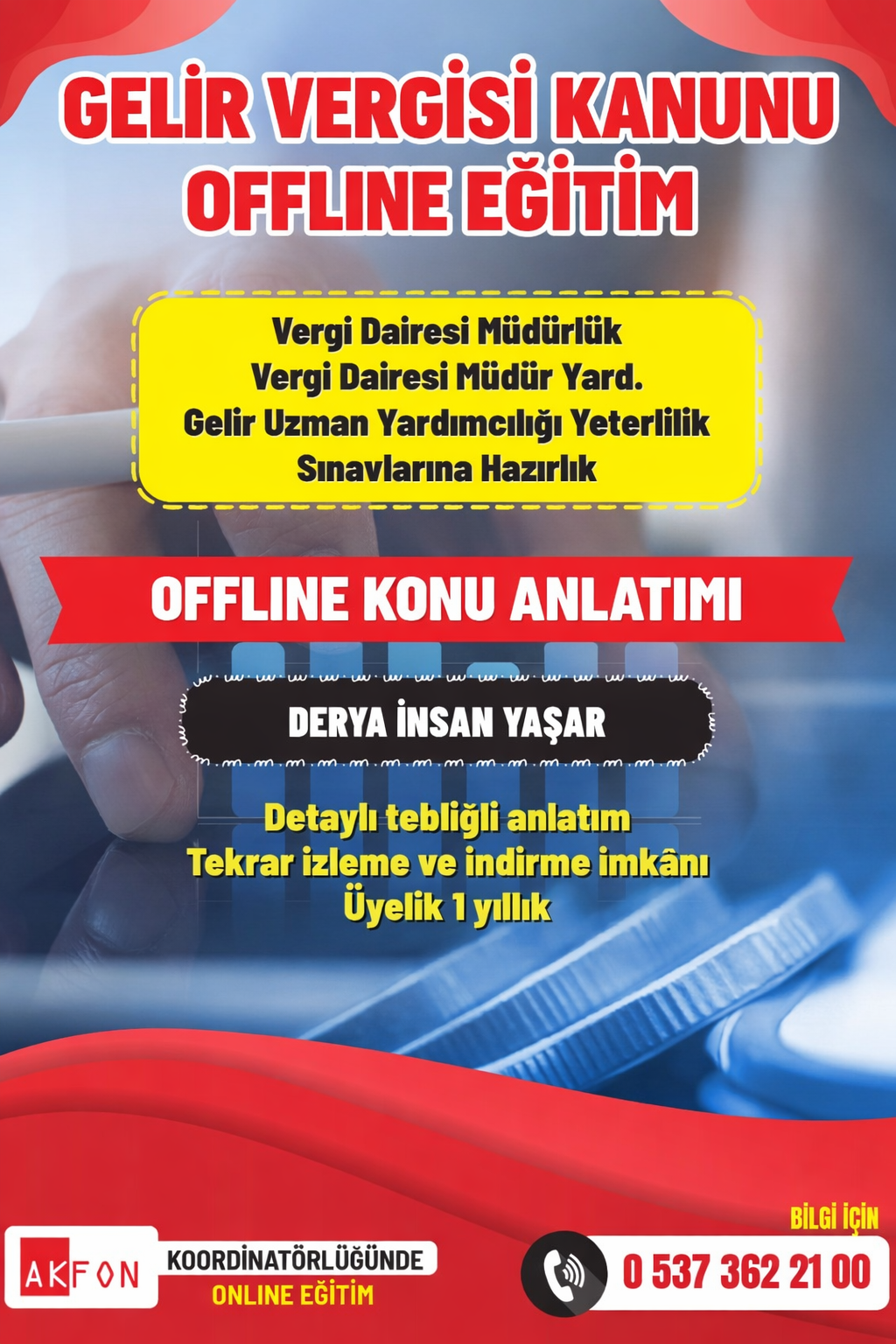 Gelir Vergisi Kanunu Offline Konu Anlatımı 2026 Tek Ders