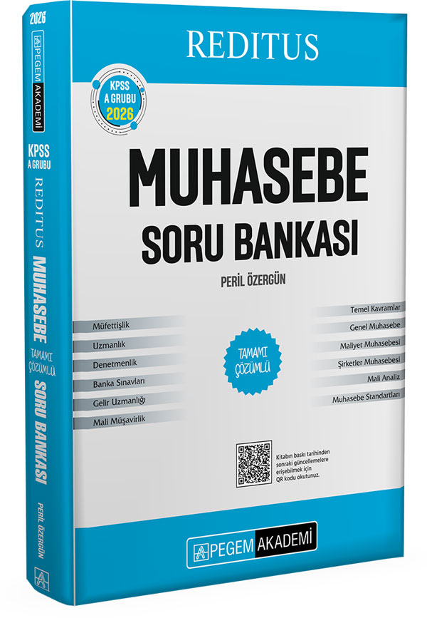 2026 KPSS A Grubu Reditus Muhasebe Tamamı Çözümlü Soru Bankası