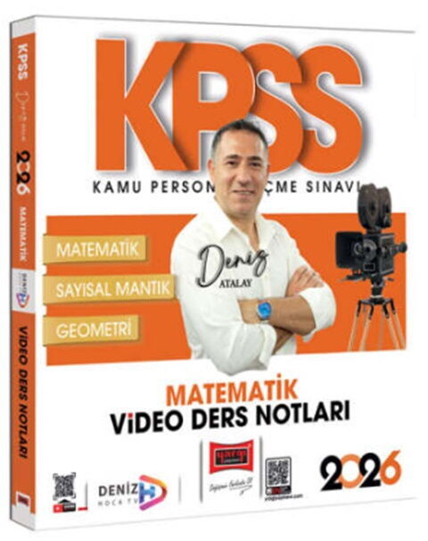 Yargı Yayınları 2026 KPSS Genel Yetenek Matematik Video Ders Notları Deniz Atalay