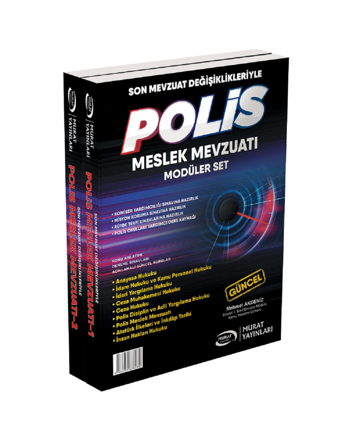 Murat Yayınları Komiser Yardımcılığı ve Misyon Koruma Modüler Set