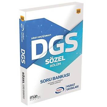DGS Sözel Bölüm Soru Bankasý Murat Yayýnlarý 2018