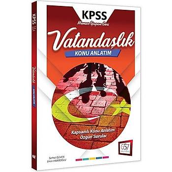 2018 KPSS Vatandaþlýk Konu Anlatýmlý 657 Yayýnlarý