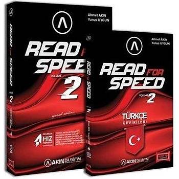 Akýn Dil Yargý YDS Read For Speed 2 (2 Kitap Set) - Ahmet Akýn Akýn Dil Yargý Yayýnlarý