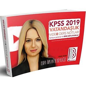 2019 KPSS Vatandaþlýk Video Ders Notlarý Benim Hocam Yayýnlarý
