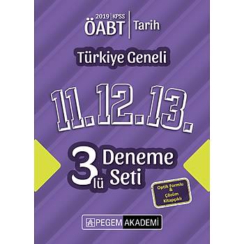 Pegem 2019 ÖABT Tarih Öðretmenliði Türkiye Geneli 3 Deneme (11.12.13) Pegem Akademi Yayýnlarý